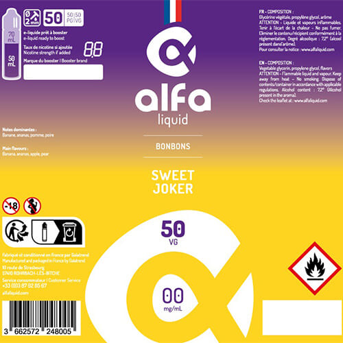 Alfaliquid Sweet Joker 50 ml