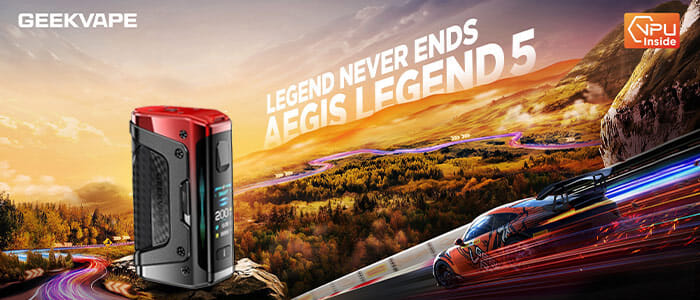 Bannière de présentation de la box aegis legend 5
