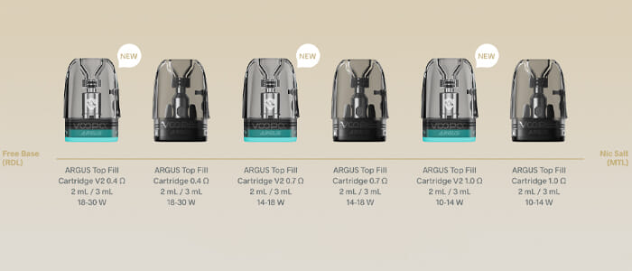 Kit Pod Argus Klyc Voopoo - 1350 mAh Kit Pod Argus Klyc Voopoo - 1350 mAh