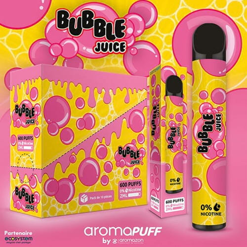 Présentation Pod jetable Bubble Juice Aromapuff