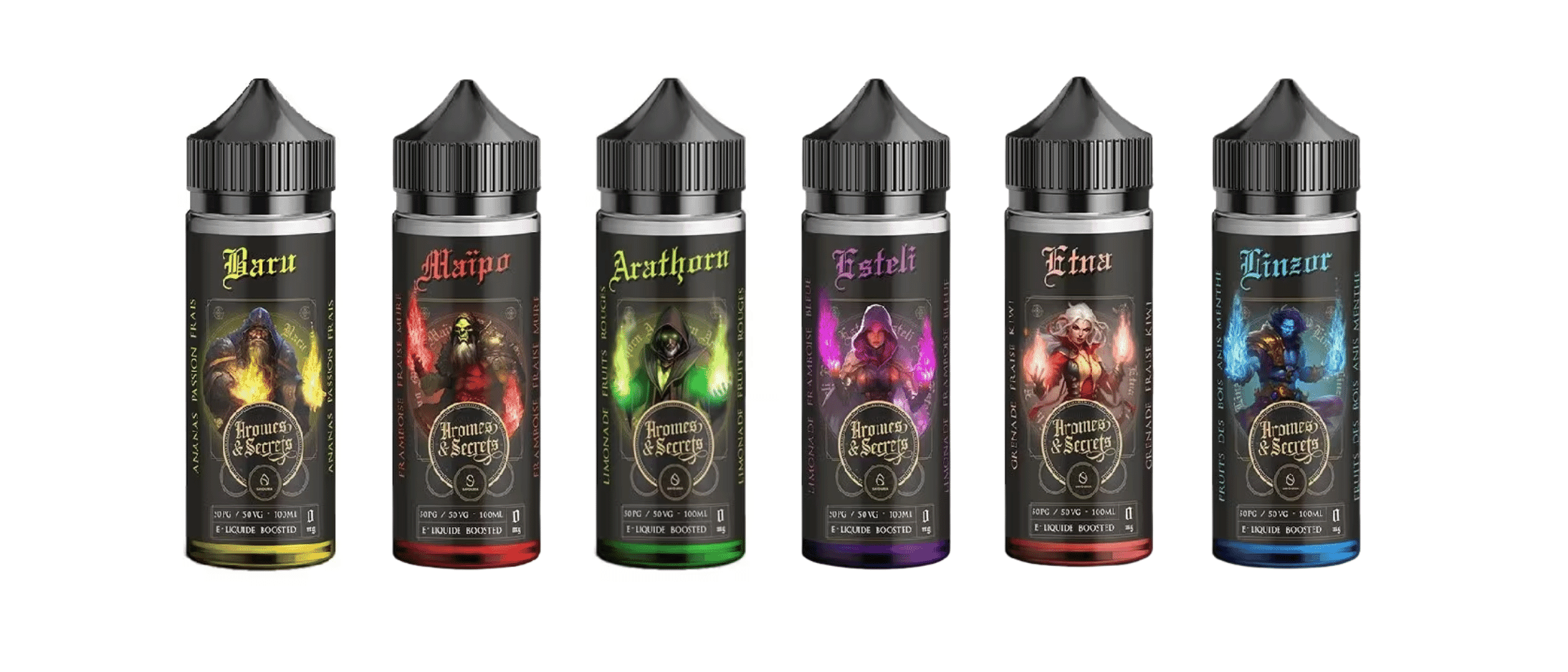 E-liquides et Concentrs Armes et Secrets - Savourea