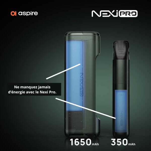 Power-bank Nexi Pro Aspire | 1 650 mAh  Recharge magntique