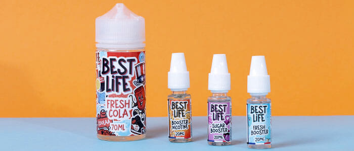 Prêt à booster Fresh Cola avec les 3 boosters Best Life