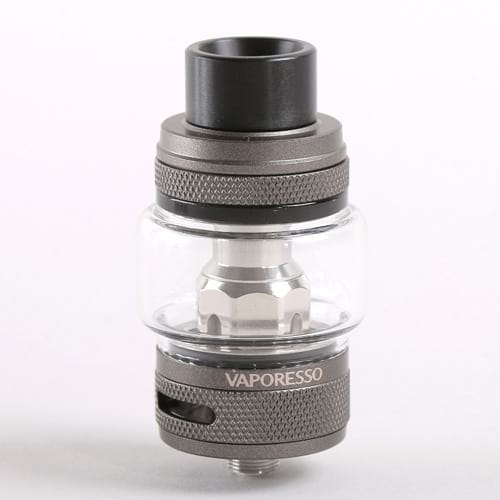 design du clearomiseur en couleur gun metal