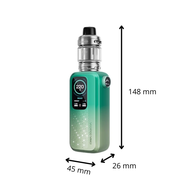 Kit Vinci Spark 220 VOOPOO | Box Double Accu 220W | Cigaretteelec