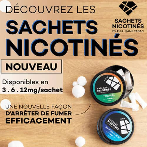 Présentation de la gamme Sachets Nicotinés by Fuu