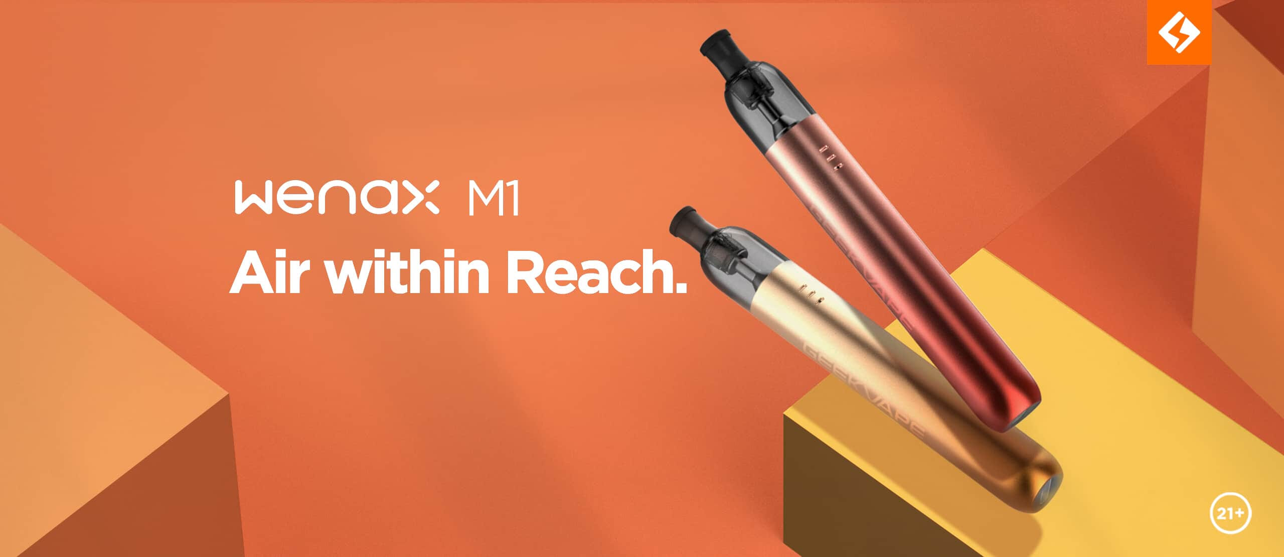 Le pod wenax M1 en 2 couleurs