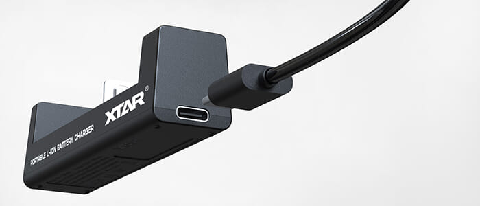 port USB-C du chargeur Xtar MC1