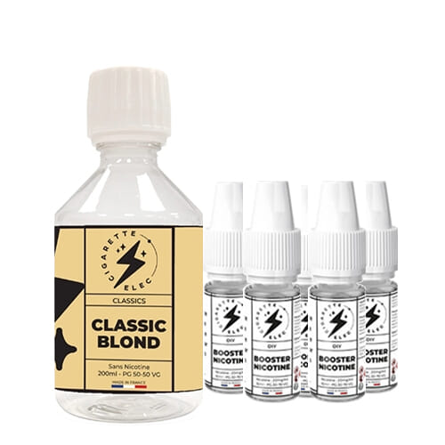 Prêt à booster 200ml avec 5 boosters de nicotine CigaretteElec