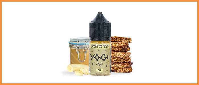 Présentation de l'arôme Peanut butter banana granola de yogi