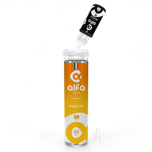 E-Liquide Noisette 50ml Alfaliquid Gourmands - Shake and vape