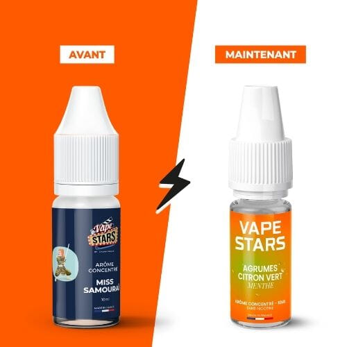 Concentré Agrumes Citron Vert Menthe Vape Stars