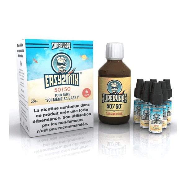 Pack DIY 50% PG / 50% VG Supervape 200 ml image 2