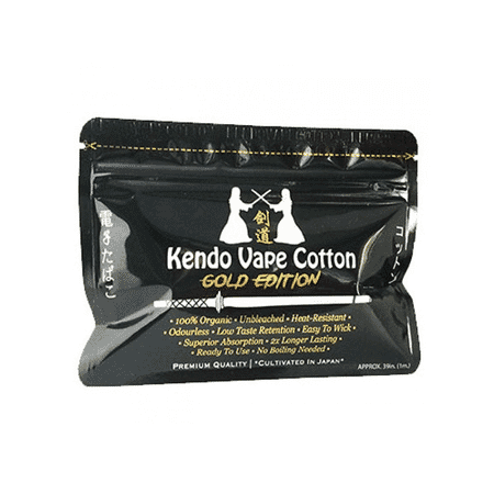 Kendo Vape Cotton Gold Edition image 2