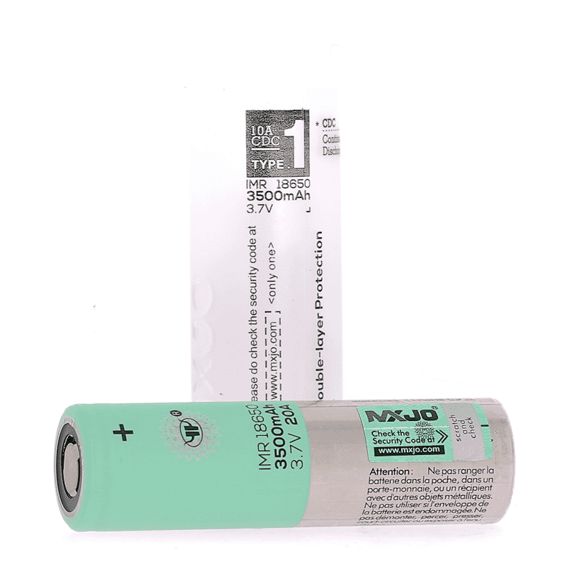 Accu 18650 3500mAh 20A par MXJO – Batterie pour e-cigarette – A&L