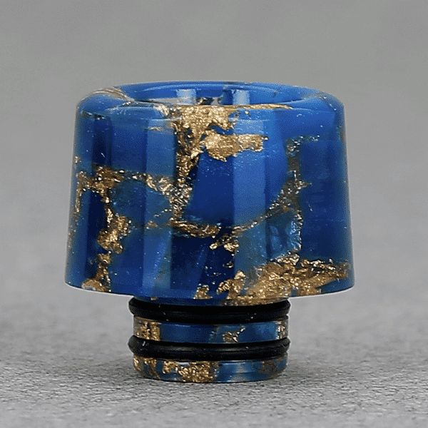 Drip Tip 510 Resine Epoxy Pépite Dorée image 6