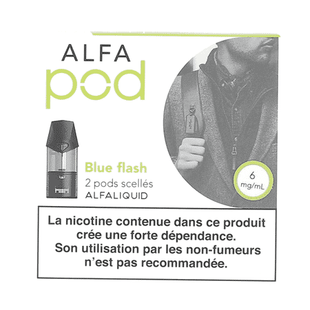 Cartouche Blue Flash Alfapod (x2) Alfaliquid