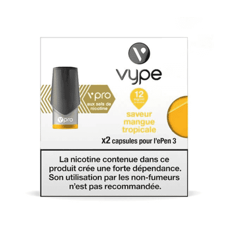 Recharge Vype / Vuse Mangue Tropicale - Epen (Sels de nicotine) image 2