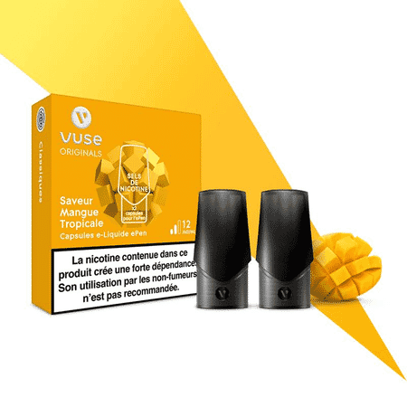 Recharge Vype / Vuse Mangue Tropicale - Epen (Sels de nicotine)