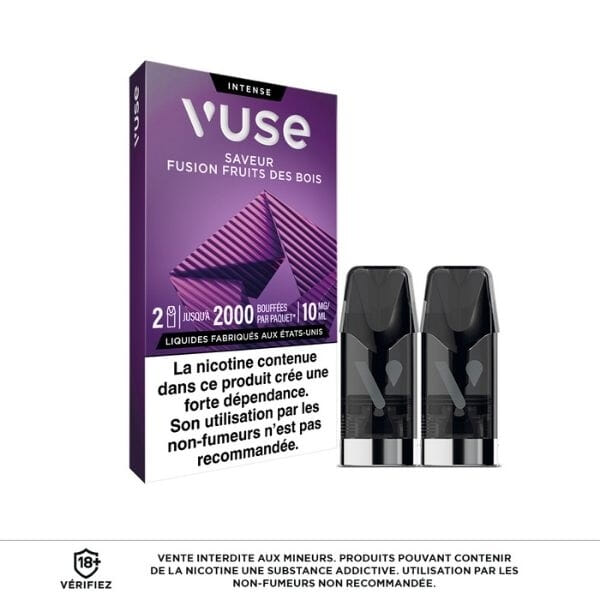 Recharges Fusion Fruits des bois Vuse ePod