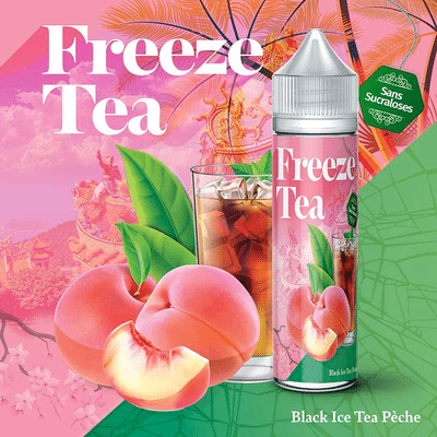 Black Ice Tea Pêche 50 ml  - Freeze Tea