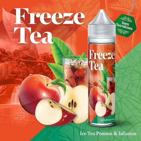 E -liquide Ice Tea Pomme & Infusion 50 ml  - Freeze Tea