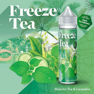 E -liquide Mint Ice Tea & Cucumber 50 ml  - Freeze Tea