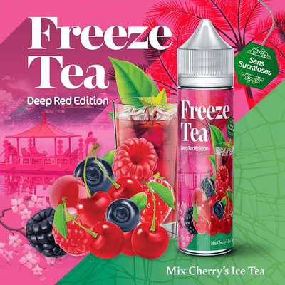 E -liquide Mix Cherry's Ice Tea 50 ml  - Freeze Tea