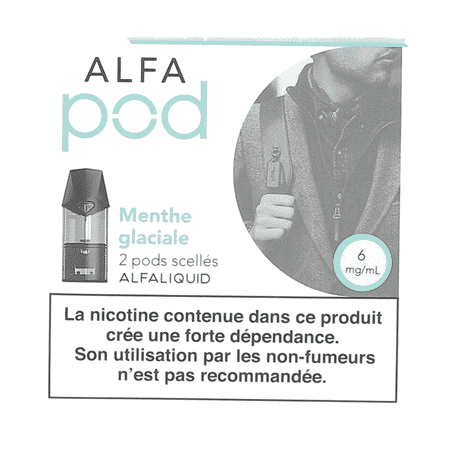 Kit Alfapod Alfaliquid + 2 Cartouches Menthe Glaciale image 5