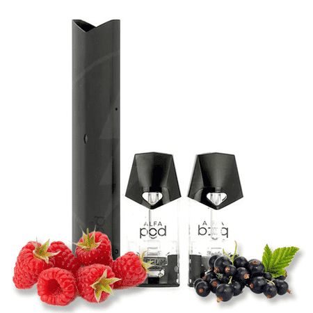 Kit Alfapod Alfaliquid + 2 Cartouches Framboise Cassis
