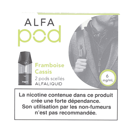 Kit Alfapod Alfaliquid + 2 Cartouches Framboise Cassis image 5