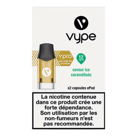 Recharge Vype / Vuse Ice Caramélisée EPOD image 6