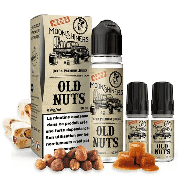 E Liquide Old Nuts 50ml (+ 1 ou 2 Boosters de Nicotine) - Moonshiners image 2