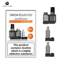 Cartouche Orion Plus (+ 2 résistances 0.25 & 0.5 ohm) - Lost Vape