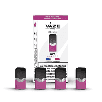 Cartouches Red Fruits (lot de 4 / compatible Juul) - Vaze