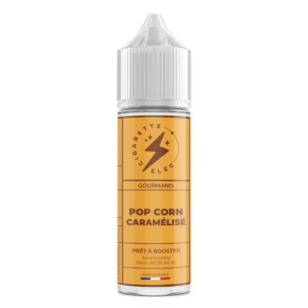 Pop Corn Caram&eacute;lis&eacute; 50ml - CigaretteElec
