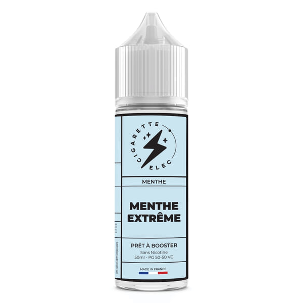 E-liquide Menthe Extrme 50ml | Prt booster | CigaretteElec E-liquide Menthe Extrme 50ml | Prt booster | CigaretteElec