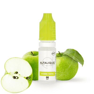 liquide Pomme Verte pour cigarette électronique - Alfa Original