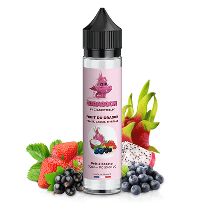  Fruit du dragon Fraise Cassis Myrtille 50 ml - Dragoon by CigaretteElec