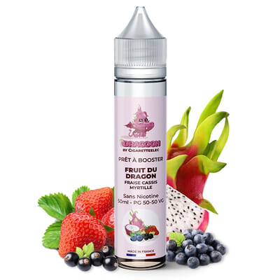  Fruit du dragon Fraise Cassis Myrtille 50 ml - Dragoon by CigaretteElec