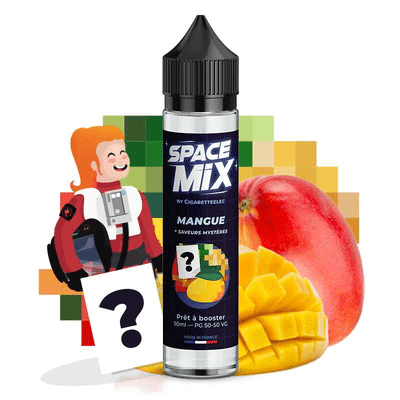 Mangue + Saveurs mystères 50ml - Space Mix by CigaretteElec