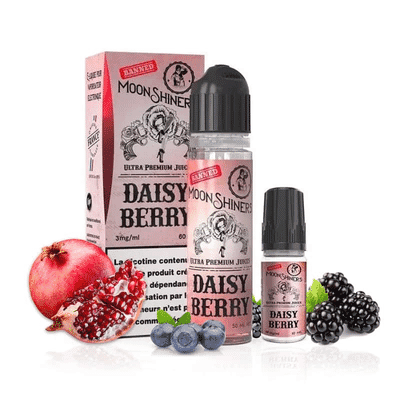 E Liquide Daisy Berry 60ml (+ 1 ou 2 Boosters de Nicotine) - Moonshiners