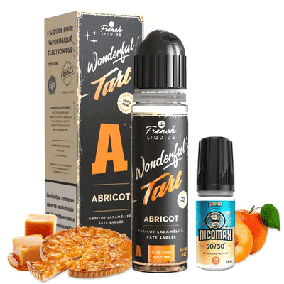 Abricot 60ml (+ 1 Booster de Nicotine) - Wonderful Tart