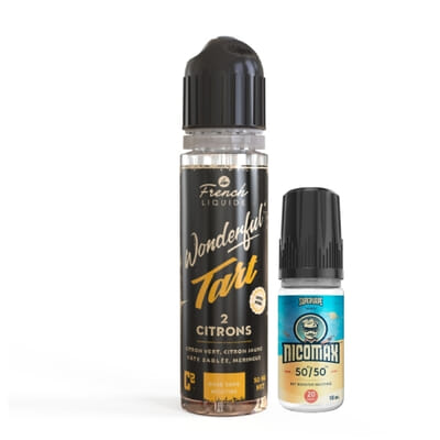 2 Citrons 60ml (+ 1 Booster de Nicotine) - Wonderful Tart
