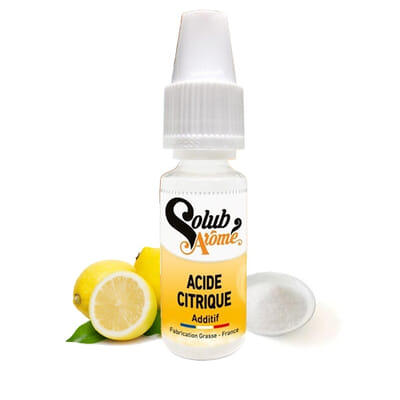 Additif acide citrique E330 - Solubarome