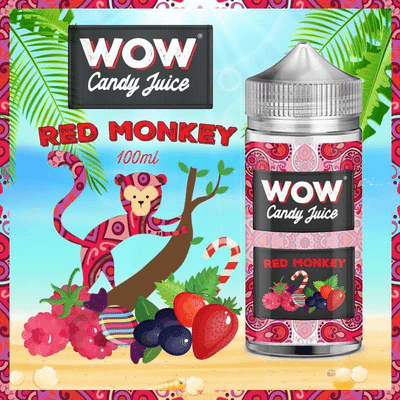 Red Monkey 100ml - Wow Candy Juice