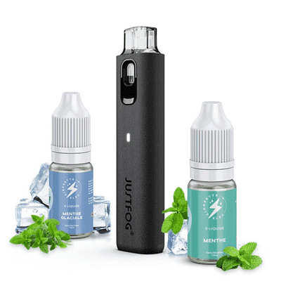 Pack Débutant Pod Better than + 2 E Liquides Menthe - Justfog