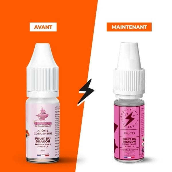 Concentr&eacute; Fruit du dragon Fraise Cassis Myrtille - CigaretteElec image 2