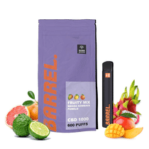 Barrel Fruity mix Puff CBD - Marie Jeanne