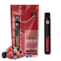 Barrel Code red Puff CBD - Marie Jeanne